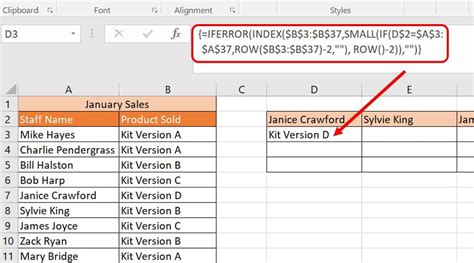 excel vlookup multiple results